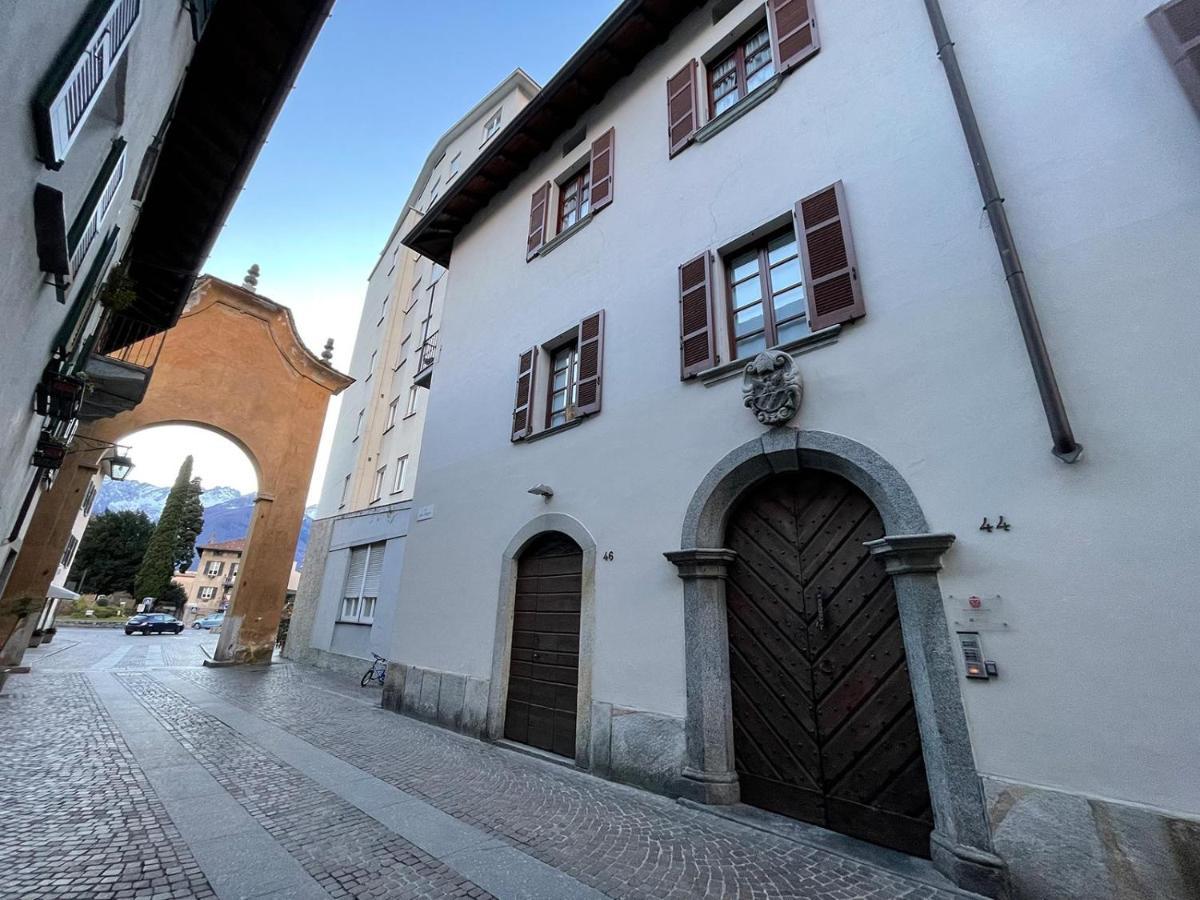 Appartamento Palazzo Giani Chiavenna Esterno foto
