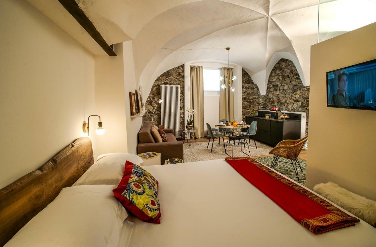 Appartamento Palazzo Giani Chiavenna Esterno foto