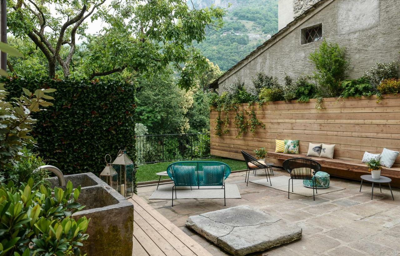 Appartamento Palazzo Giani Chiavenna Esterno foto